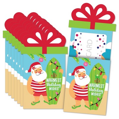 Big Dot Of Happiness Assorted Red And Green Holiday - Christmas Money And  Gift Card Sleeves - Nifty Gifty Card Holders - 8 Ct : Target