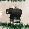 Old World Christmas Glass Blown Ornament For Christmas Tree, Black Bear - 2 of 2