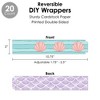 Big Dot of Happiness Let's Be Mermaids - Baby Shower or Birthday Party Favors and Cupcake Kit - Fabulous Favor Party Pack - 100 Pieces - 3 of 4