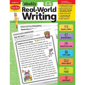 Weekly Real-World Writing, Grade 5 - 6 Teacher Resource - by  Evan-Moor Educational Publishers (Paperback)