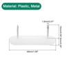 Unique Bargains Anti-Slip Plastic Furniture Feet Sliders with Glide Nail - 2 of 4