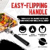 Attop Grill Basket Set, Barbecue BBQ Grilling, Stainless Steel Folding Portable Outdoor Camping Rack - 4 of 4
