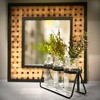 Sullivans Square Mirror With Weave Inset 16"H Black - 4 of 4