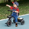 TopComfy Baby Walkers Tricycle for Toddlers Age 2 To 5 with Adjustable Seat, Toddler Bike with Storage Baskets for Kids, Black, 23.6"*15"*10.6" - 2 of 4