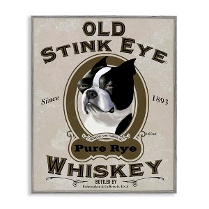 Stupell Industries Old Stink Eye W. Vintage Pet Dog Advertisement, 20" x 16" - 1 of 4