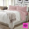 Ultra-Soft Cotton Heathered Melange Jersey Knit Sheet Set - Great Bay Home - 2 of 4