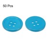 Unique Bargains Resin Craft Snap Round Flat 4-Hole Sewing Buttons 50 Pcs - 3 of 4