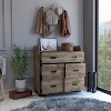 NicBex Dresser for Bedroom with 5 Drawers,Mordern Storage Cabinet with Open Shelf for Living Room,Dining Room,Hallway - 2 of 4