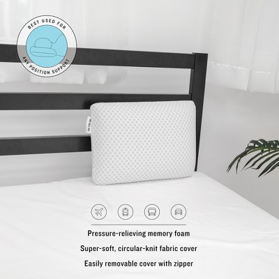 SensorPEDIC Conforming Memory Foam Travel Bed Pillow