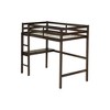 Whisen Twin High Loft Bed, Rubber Wood Loft Bed with Ladder, Safety Guardrail and built-in desk - 4 of 4