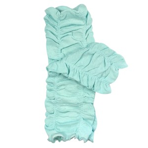 Wrapables Ruffle Leg Warmers for Toddler, Light Blue - 1 of 2