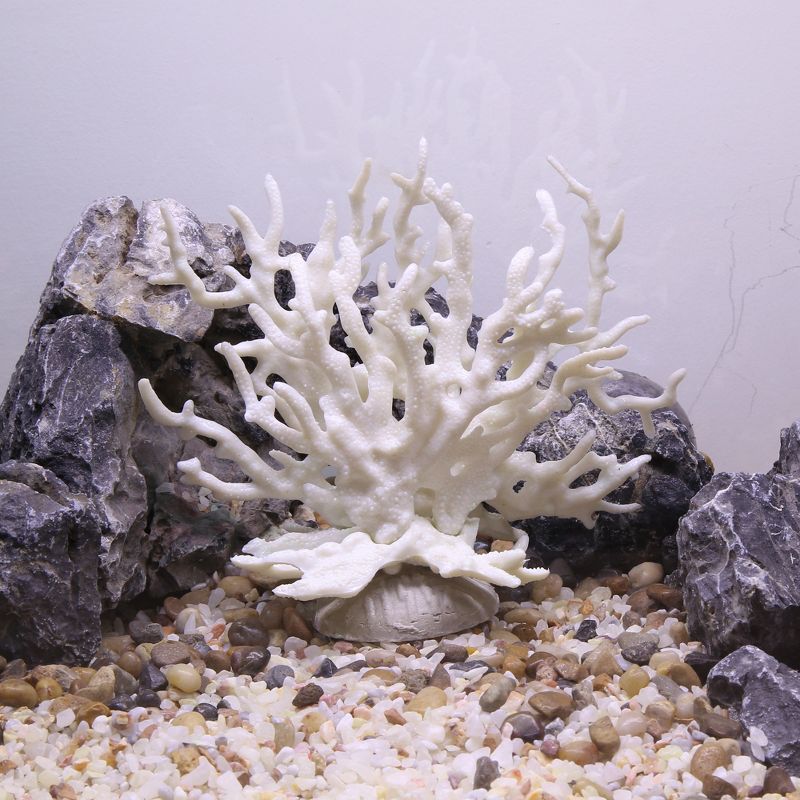Unique Bargains Colorful Coral Reef Decor Mini Faux Coral Decor for Aquarium Decorations 6.5"x5.83" 1 Pcs, 5 of 7