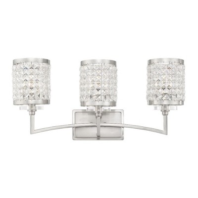 Livex Lighting Grammercy 3 - Light Vanity in  Brushed Nickel