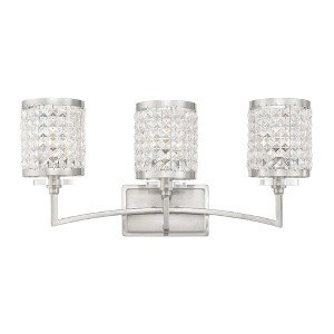 Livex Lighting Grammercy 3 - Light Vanity in  Brushed Nickel - 1 of 1