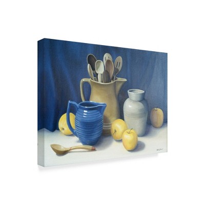 Trademark Fine Art -Cecile Baird 'Blue Pitcher' Canvas Art