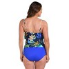 Maxine of Hollywood Women's 2-Tiered Ruffle Tankini Swimsuit Top - 2 of 2