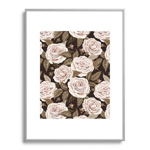 Avenie A Realm Of Roses Dark Academia Metal Framed Art Print - Deny Desings - 1 of 3