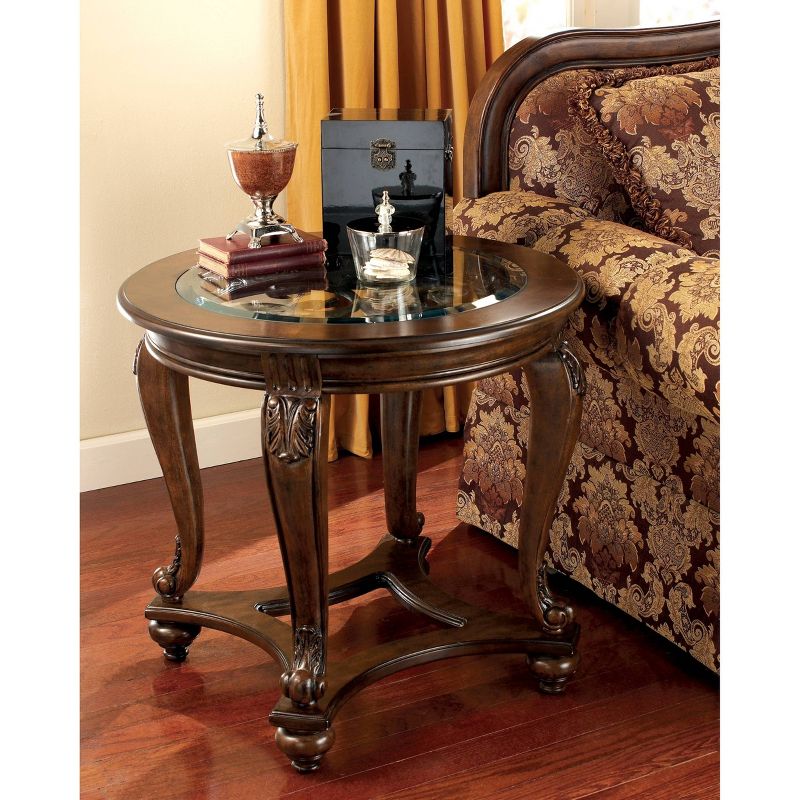 Norcastle End Table Dark Brown - Signature Design by Ashley, 2 of 10