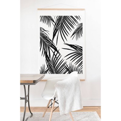  11" x 14" Anita and Bella Palm Leaves Dream Framed Wall Poster Print and Hanger - Deny Designs 