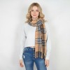 Anna-Kaci Women's Classic Plaid Cashmere-Feel Scarf with Fringed Edges 78.5×24 Inches - 2 of 4