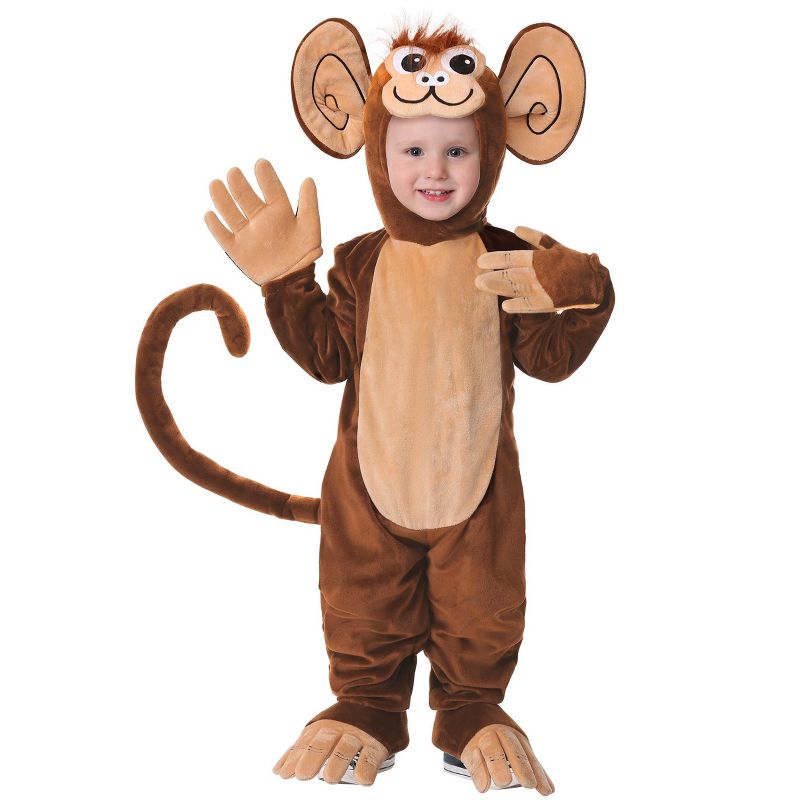 HalloweenCostumes.com Toddler Funky Monkey Costume, 1 of 3