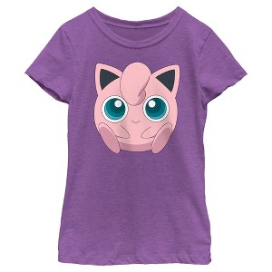 Girl's Pokemon Cute Jigglypuff T-Shirt - 1 of 4