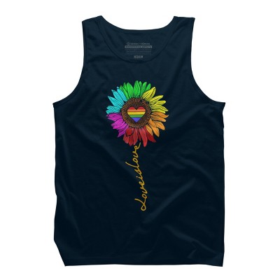 Adult Design By Humans Love Is Love Daisy Rainbow Pride By KangThien Tank Top