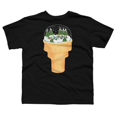 Boy's Design By Humans Sno-Cone By BullShirtCo T-Shirt