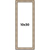 PosterPalooza | Panoramic Refined Silver Picture Frame - UV Acrylic, Foam Board Backing, Hanging Hardware - 2 of 4