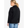 ellos Plus Size Ponte Knit Button-Front Blazer - 3 of 4