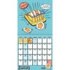 Trends International 2025 Gudetama Wall Calendar: Monthly Planner, 12x12 Inches, Multicolored, Saddle Stitch Binding - 2 of 4