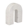 Marble Decorative Arch Sculpture - Modern Stone Accent for Home, Office, Bedroom, Living Room - 2 of 4