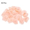 Unique Bargains Polyester Lightweight Texture Durable Ribbon Roses 50 Pcs - 3 of 4