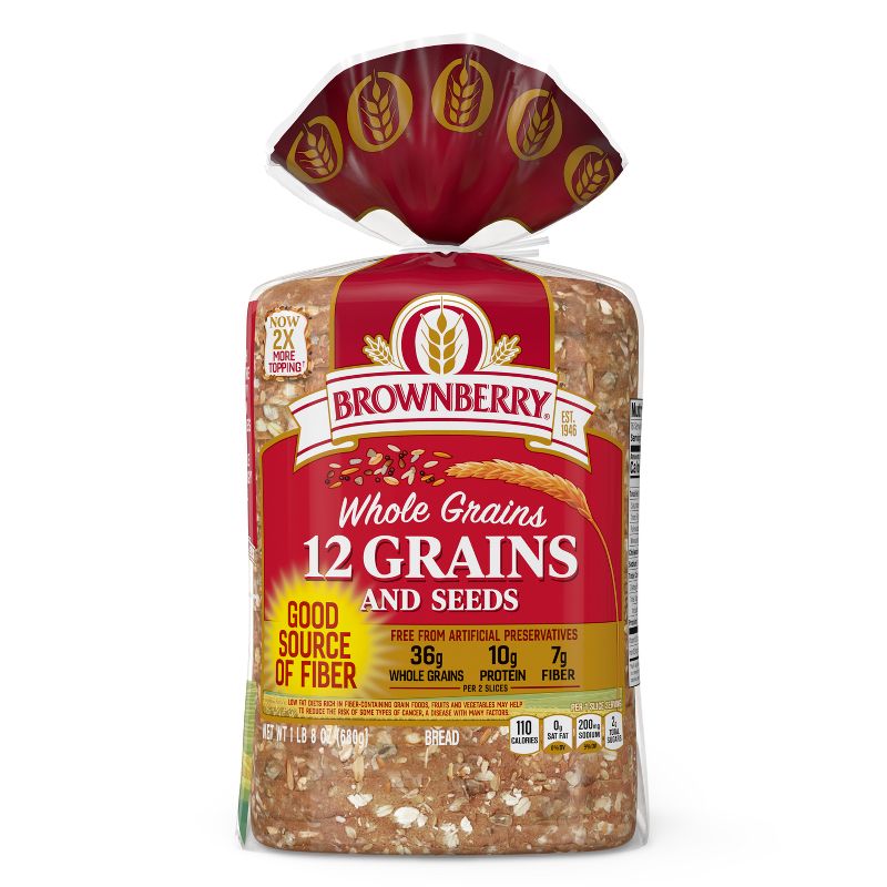 Brownberry 12 Grain Bread - 25oz, 2 of 12