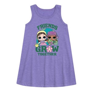 - LOL Surprise! - Friends Grow Together Graphic Sleeveless Aline Dress - 1 of 3