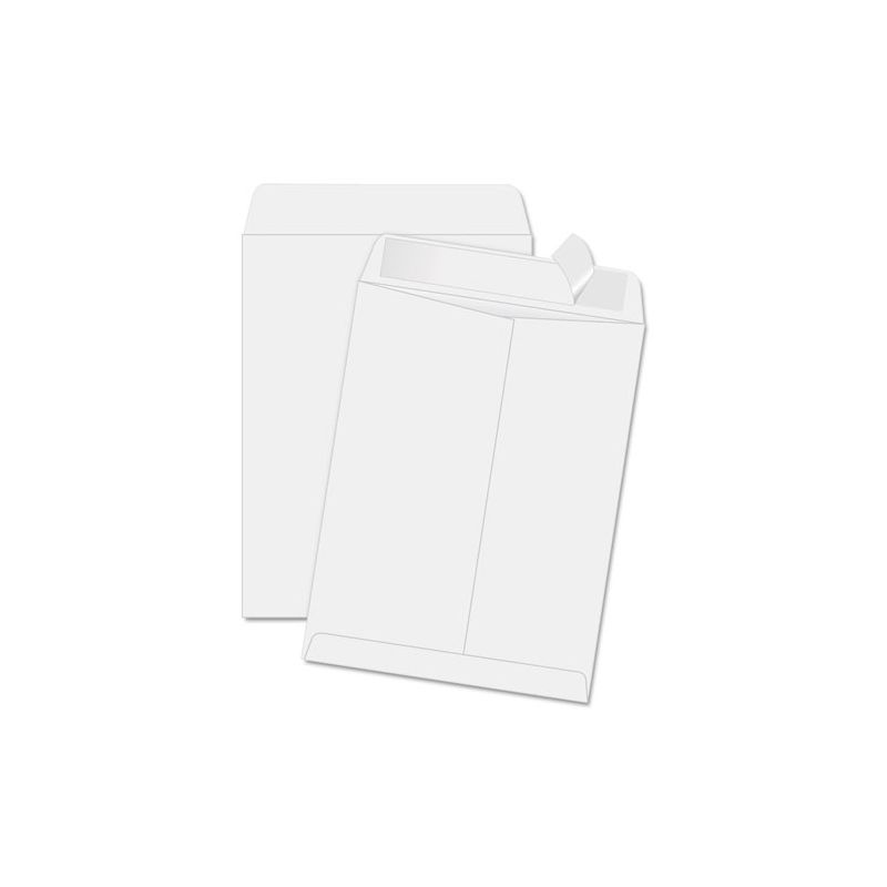 Quality Park Redi-Strip Catalog Envelope, #14 1/2, Cheese Blade Flap, Redi-Strip Adhesive Closure, 11.5 x 14.5, White, 100/Box, 1 of 2