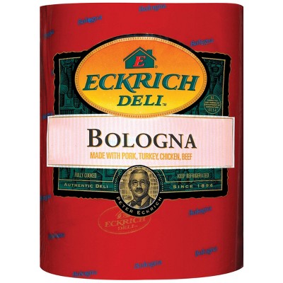 Eckrich Deli Beef Bologna - Deli Fresh Sliced - Price Per Lb : Target