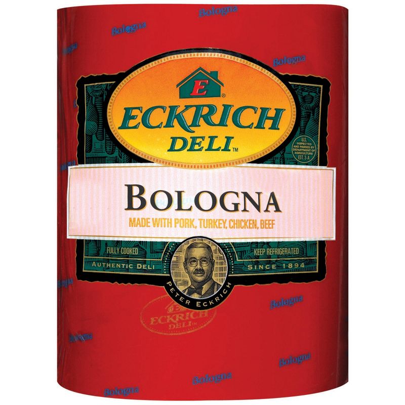 Eckrich Deli Beef Bologna - Deli Fresh Sliced - price per lb, 1 of 5
