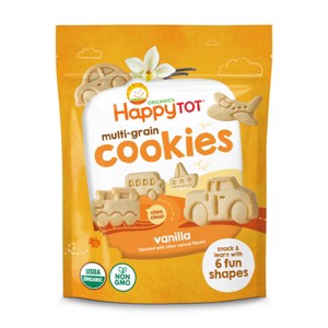 Happy Baby, Happy Family Family HappyTot Transportation Baby Cookies - Vanilla - 4.4oz - 1 of 4