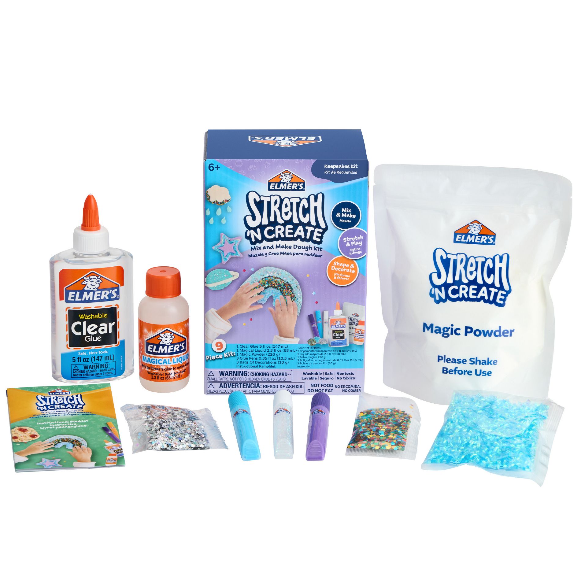 Elmer's Stretch and Create Keepsakes Kit 9pc