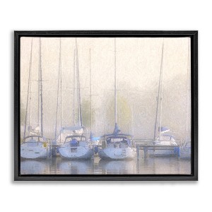 Stupell Industries Docked Sailboats Harbor Reflection, 25" x 31" - 1 of 4