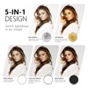 MaseiKar 43 Inch/110 Centimeter Light Reflector Diffuser 5 in 1 Collapsible Multi Disc with Bag-Translucent,Silver, Gold,White,and Black - 2 of 4