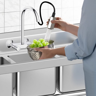 Stainless Steel 3-Compartment Commercial Utility Sink with Shelf