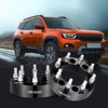 VEVOR Wheel Spacers, 2" 8"x6.5" Wheel Adapters,8 Lug Forged Spacer,126 mm Bore Hubcentric 9/16"-18 Studs Spacers,Fit for Dodge Ram 2500,Ram 3500 Black - 2 of 4