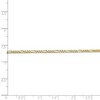Black Bow Jewelry 1.75mm, 10k Yellow Gold, Solid Concave Figaro Chain Bracelet - 4 of 4