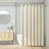 Holeless Telescopic Shower Curtain Rod, 27-76 Inch Adjustable Non-Slip Spring Rod, Stainless Steel Rust-Proof - 4 of 4