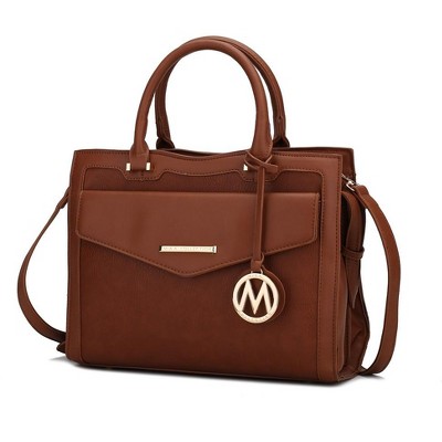 MKF Collection Alyssa Multi-Compartment Satchel Women’s Bag by Mia K
