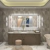Apmir Super Bright Front & Back LED Lighted Anti-Fog Aluminum Alloy Framed Tempered Glass Bathroom/Vanity Mirror with ETL & 3-Year Warranty - 2 of 4