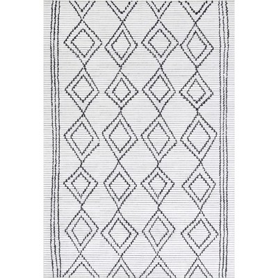Nuloom Leo Geometric Striped Pet Friendly Machine Washable Area Rug