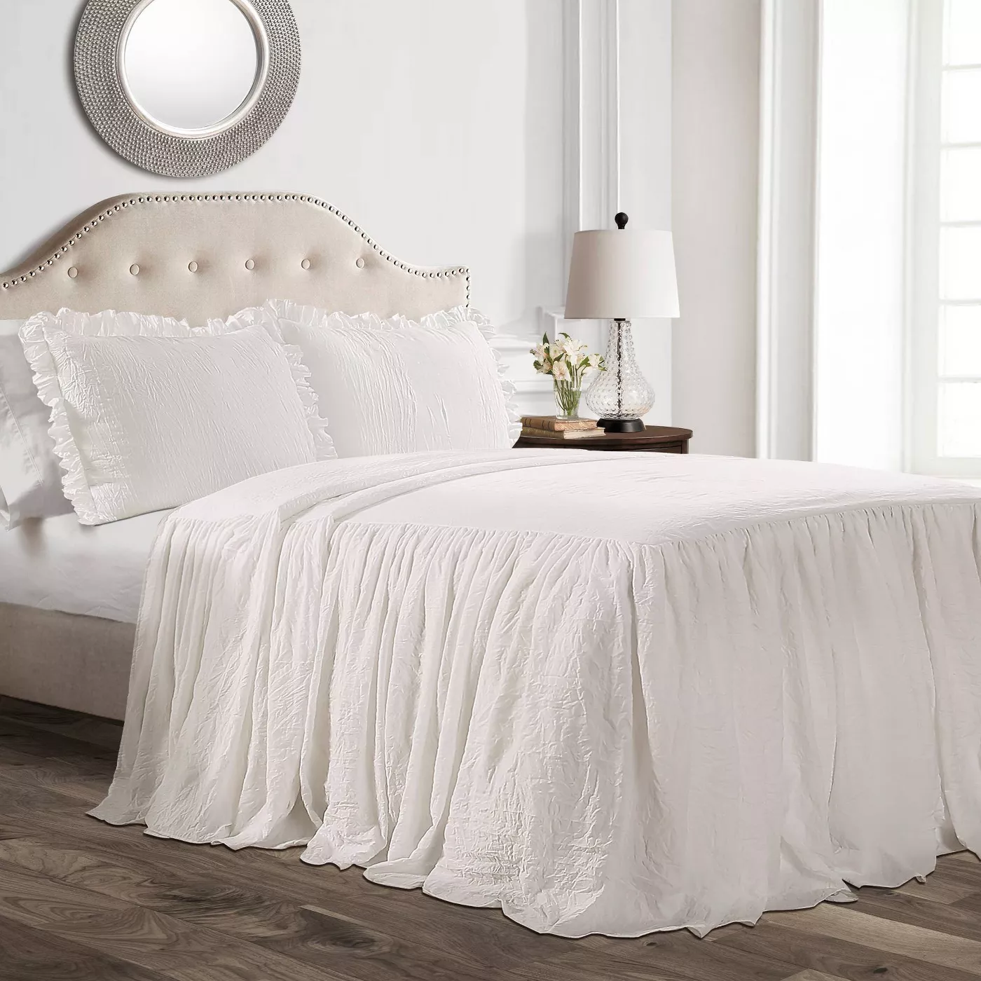 Ruffle Skirt Bedspread Set - Lush Décor